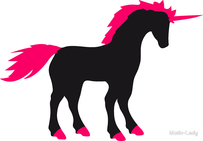 800x557 Unicorn Pink Horse Outline Silhouette Shadow Symbol Logo Stallion