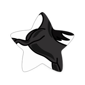 324x324 Custom Black Unicorn Stickers Zazzle.ca