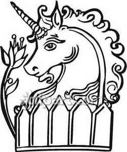 251x300 Black And White Unicorn Clipart