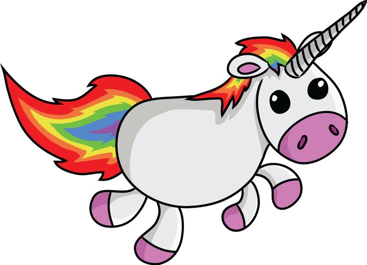 736x532 Cute Rainbow Unicorn Clipart