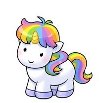 200x207 Kawaii Unicornioh Clip Art Kawaii, Unicorns