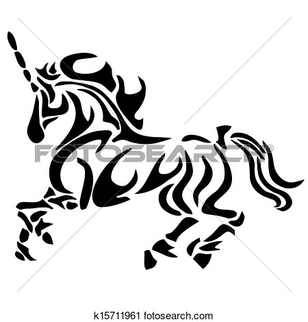 450x470 Unicorns Clip Art