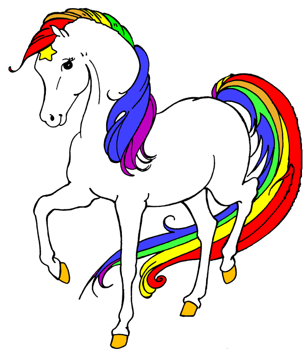 594x695 Rainbow Unicorn Clipart