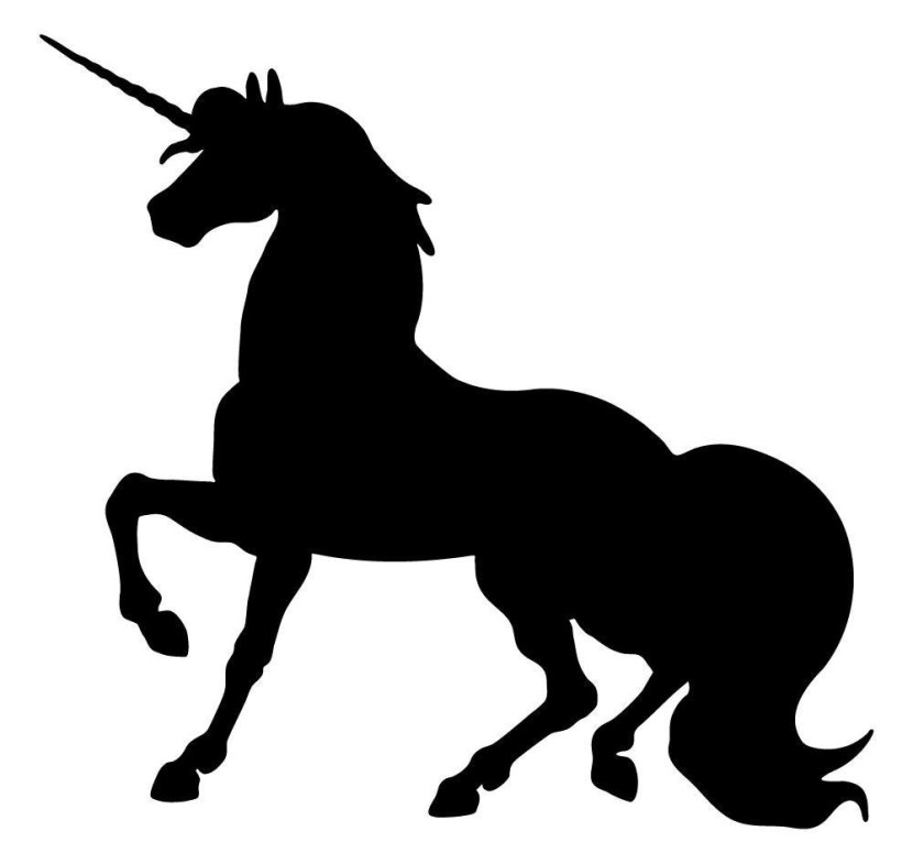 830x785 Shadow Clipart Unicorn
