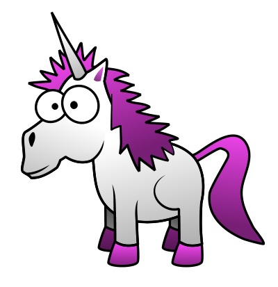 400x413 Unicorn Clipart Silly