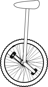 167x300 Unicycle Clip Art Download