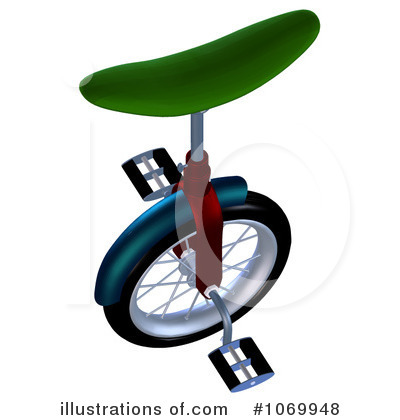 400x420 Unicycle Clipart
