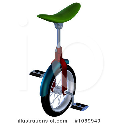 400x420 Unicycle Clipart