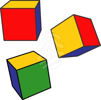 400x395 Cubes Clipart