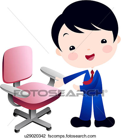 409x470 Clipart Of Formalwear, Furniture, Uniform, Boy, Businessman, Chair