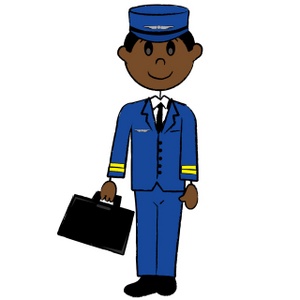 300x300 Pilot Clipart Image