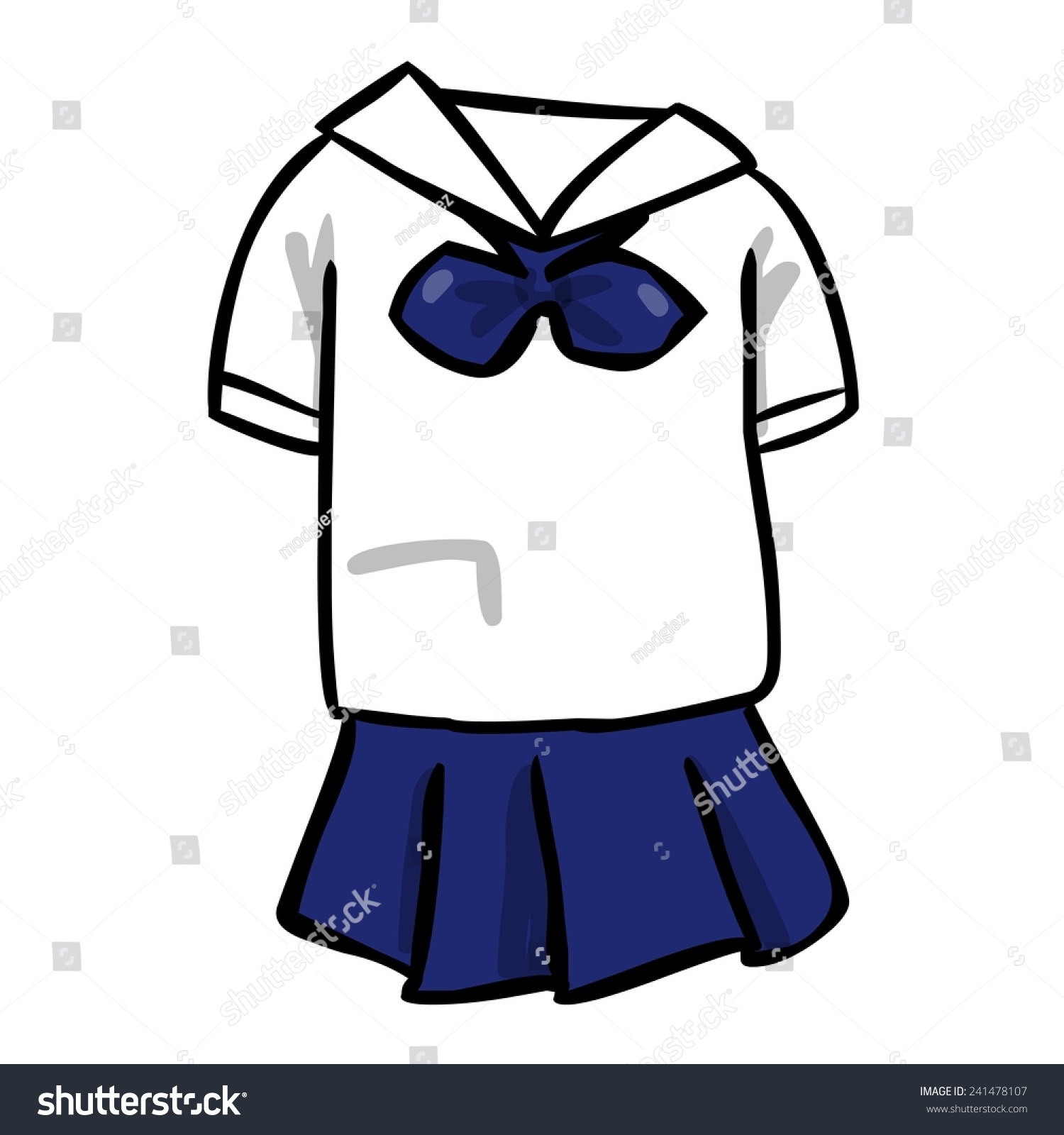 1500x1600 Student In Uniform Clipart Black And White