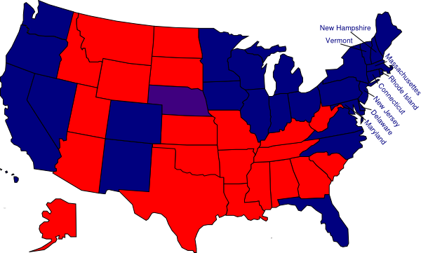 600x361 United States Map With States Clip Art