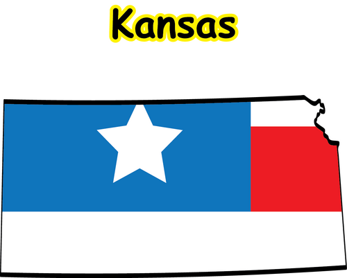 500x401 United States Map Clipart