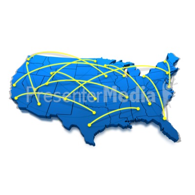 400x400 United States Networking Lines