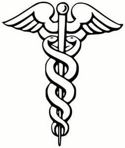 253x300 Clipart Picture Of A Caduceus The Universal Symbol For Surgery