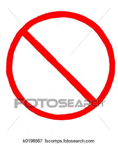 387x470 Stock Illustration Of Universal No Sign K0198567