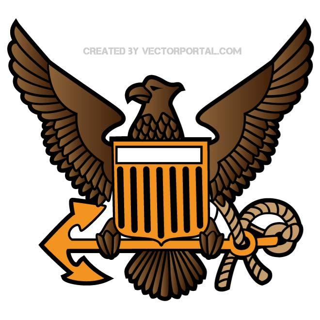 660x660 Eagle Crest Vector Image