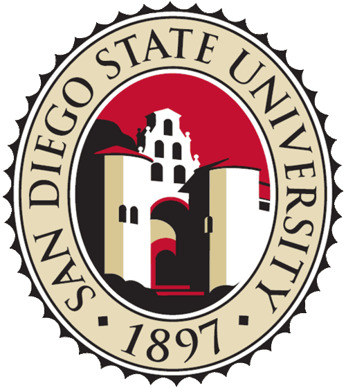 500x560 San Diego State University Logo Clipart Picture