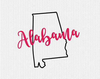 340x270 Alabama Outline Etsy