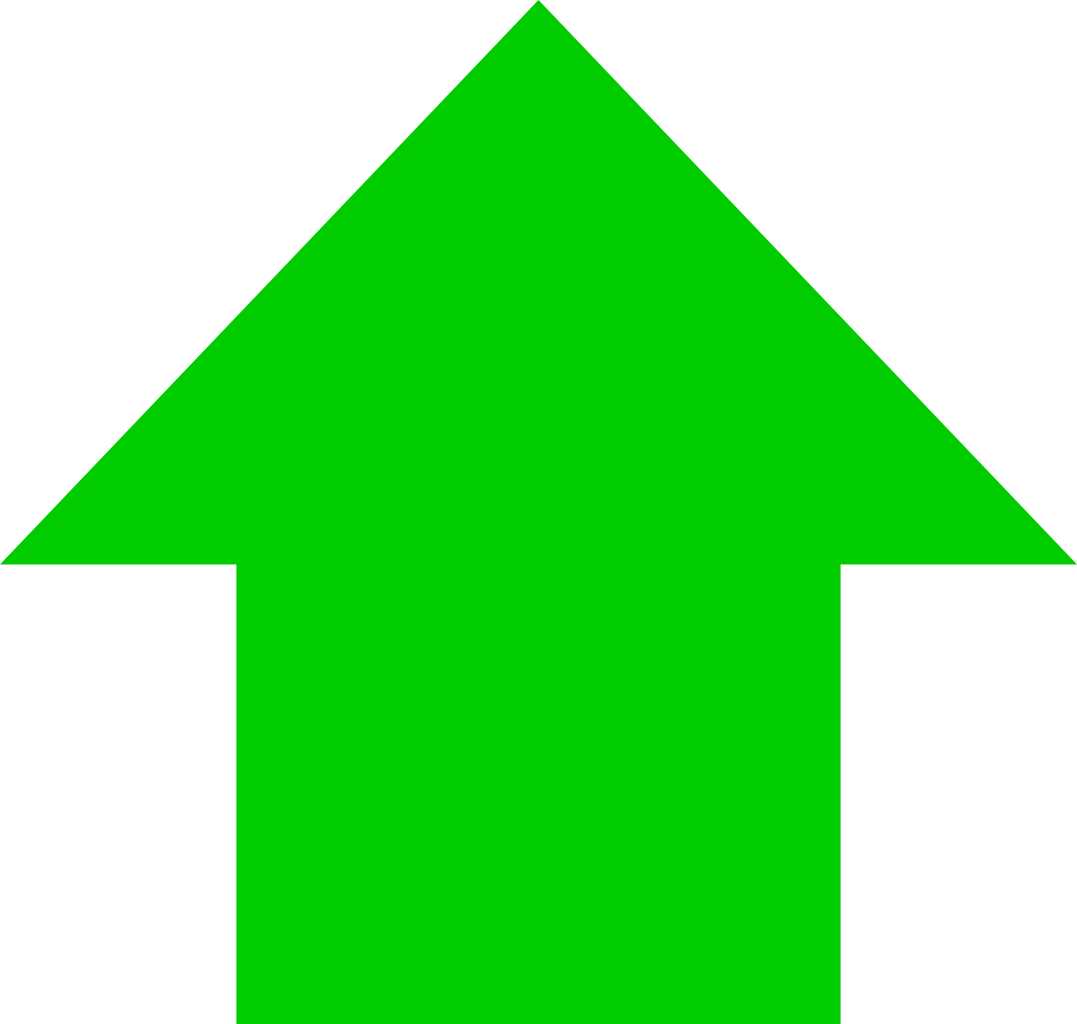 1077x1024 Filegreen Up Arrow.svg