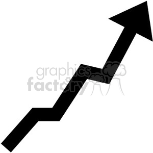 300x300 Royalty Free Graph Going Up 390070 Vector Clip Art Image