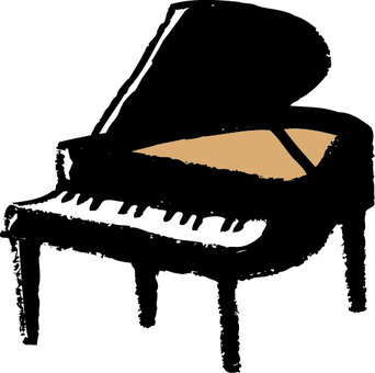 342x340 Free Silhouettes Music, A Keyboard, Icon