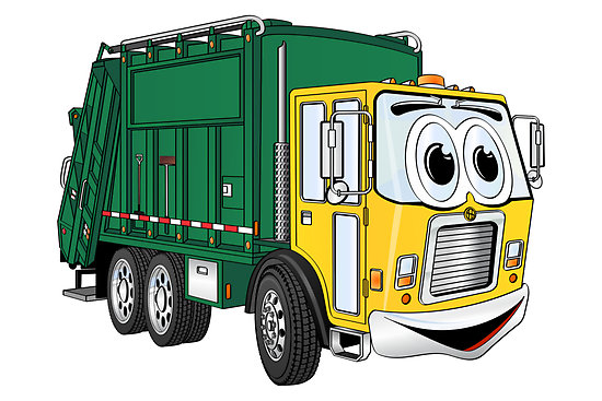 550x367 Cartoon Truck Clipart