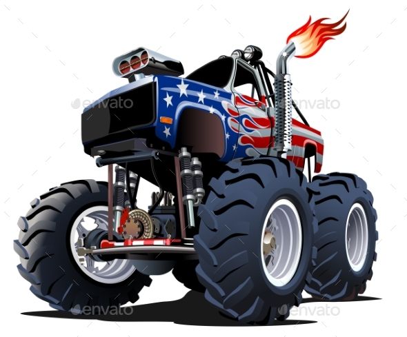 590x489 483 Best Alex O Car Cartoons Images Monster Trucks