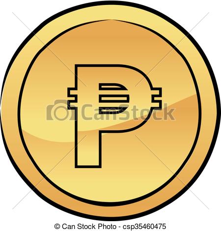 450x470 Coin Clipart 10 Peso