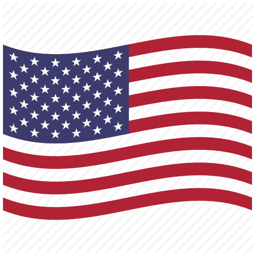 512x512 American Flag, North America, United States, Us, Usa, Waving Icon