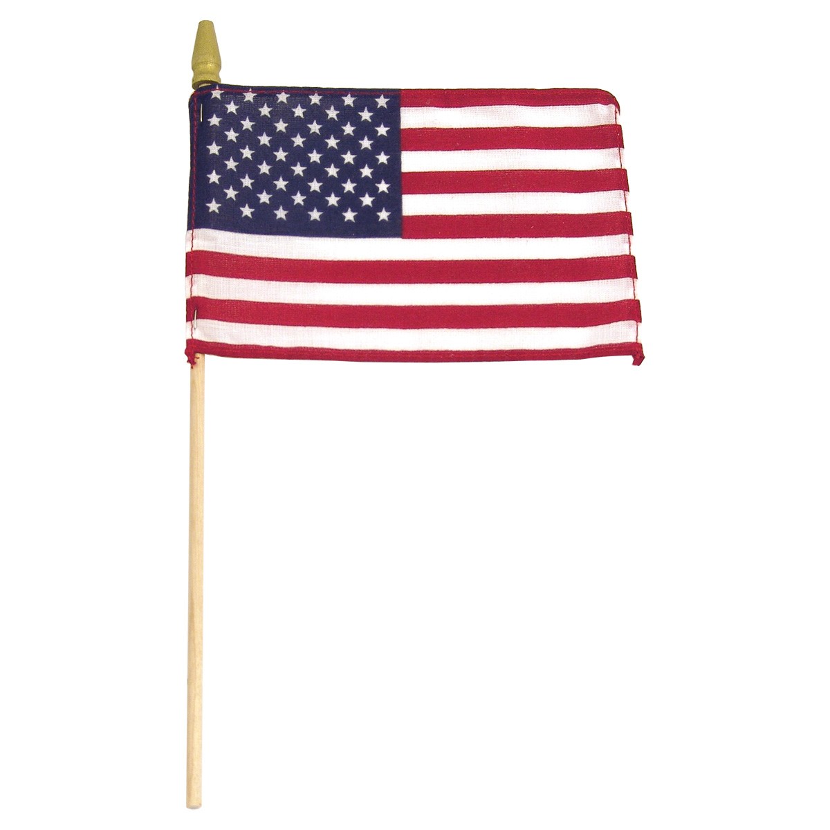 1200x1200 U.s. Stick Flag 8 X 12 W Wood Stick Spear Tip