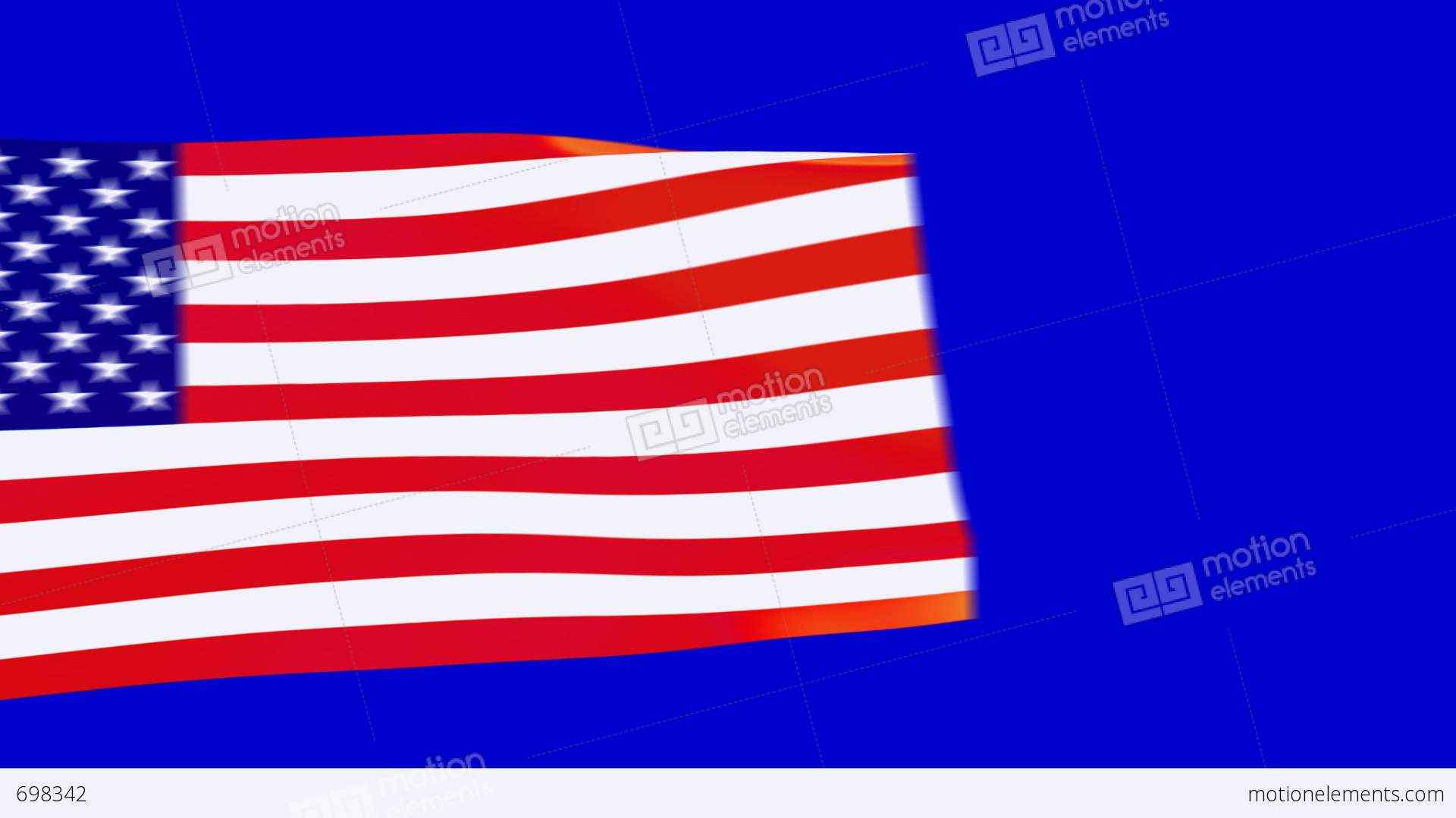 1920x1080 Us Flags Moving Stock Animation 698342