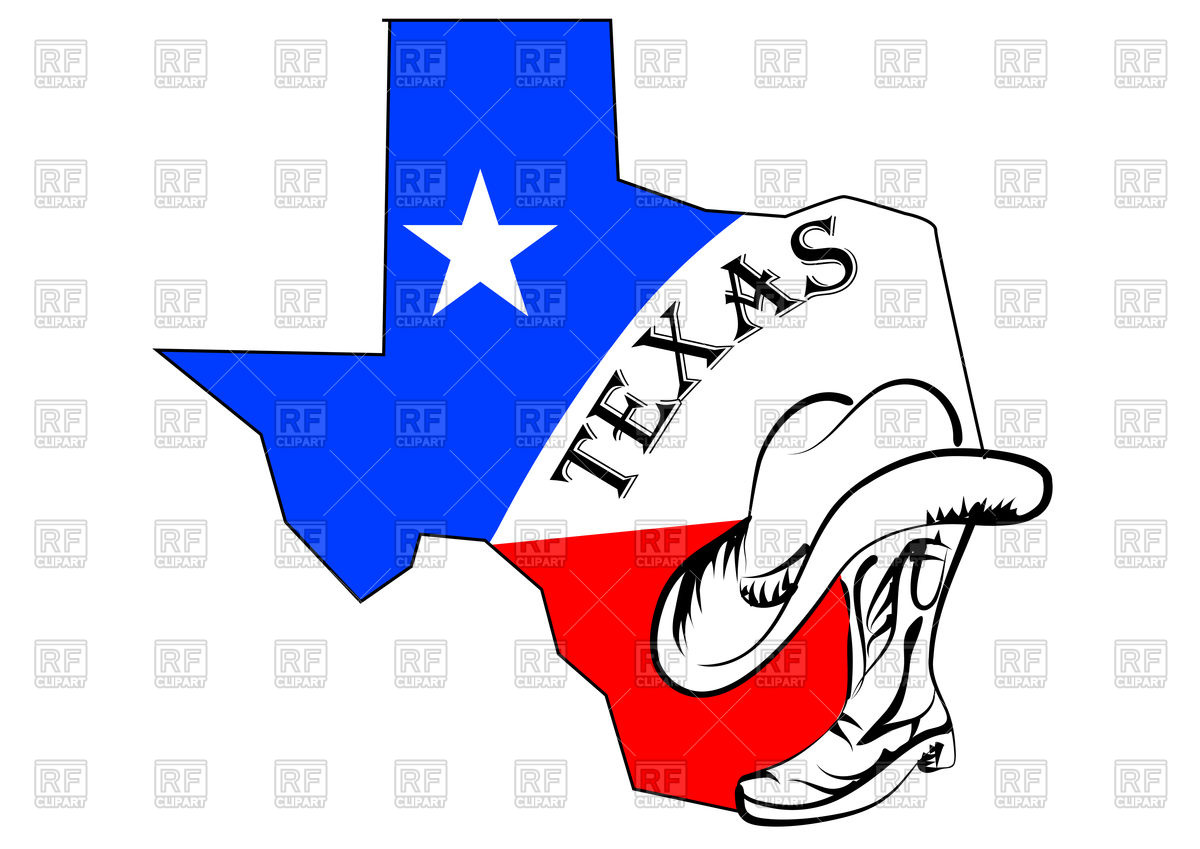 1200x849 Texas Abstract Map Royalty Free Vector Clip Art Image