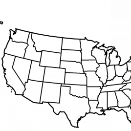 268x268 Coloring Pages Usa States Kids Drawing And Coloring Pages