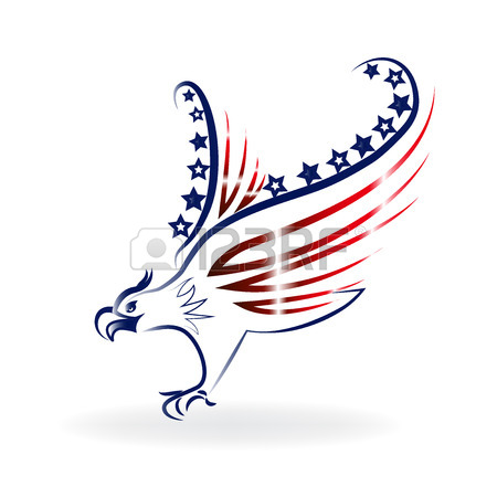 450x450 Eagle American Usa Flag Icon Logo Vector Royalty Free Cliparts