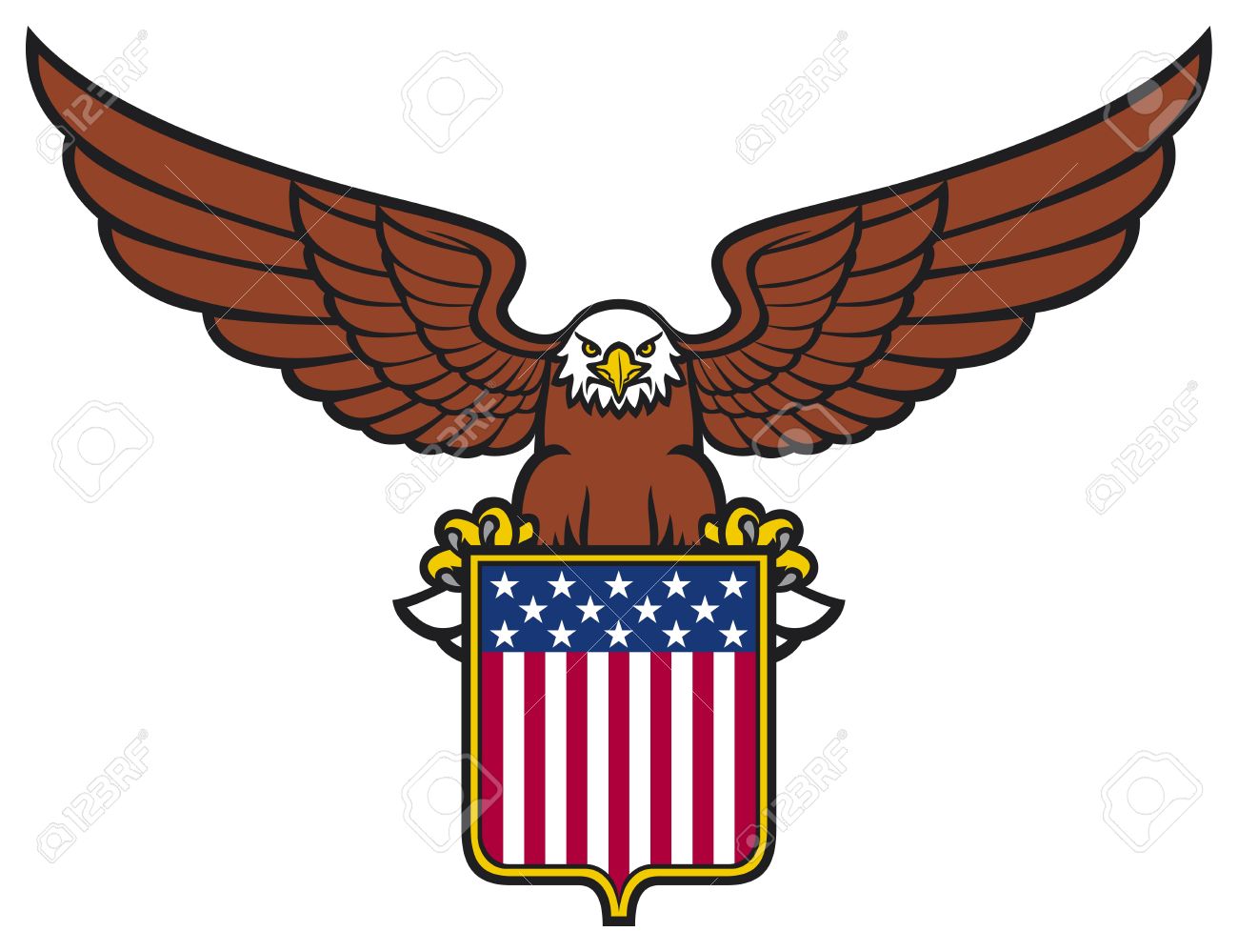 Usa Eagle Clipart | Free download on ClipArtMag