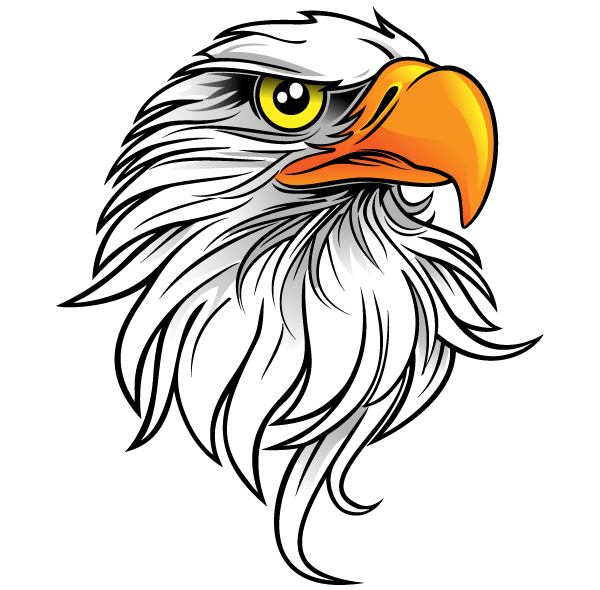 600x590 Free Eagle Head Clip Art 123freevectors