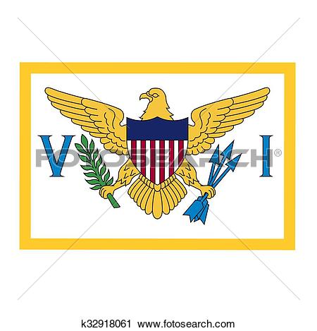 450x469 United States Virgin Islands Clipart
