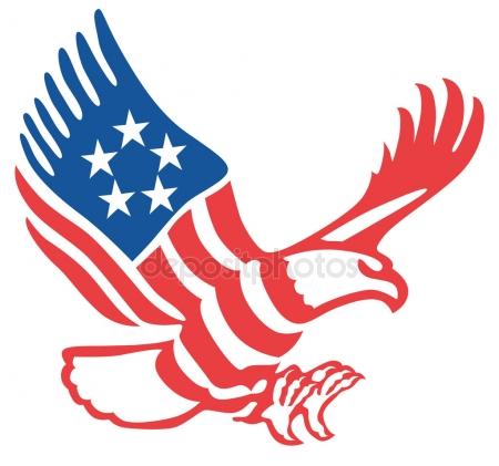 450x421 American Eagle Flag Stock Vectors, Royalty Free American Eagle
