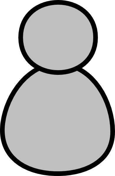 390x595 Grey User Clip Art