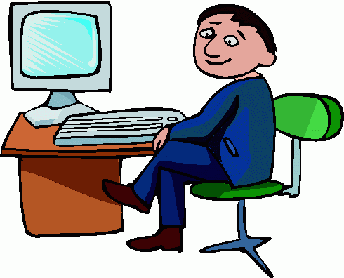 490x396 Computer Clipart Computer User