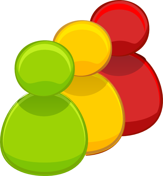 552x595 Multiple Users Clip Art