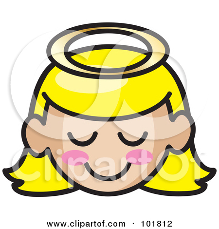 450x470 Angel Face Clipart