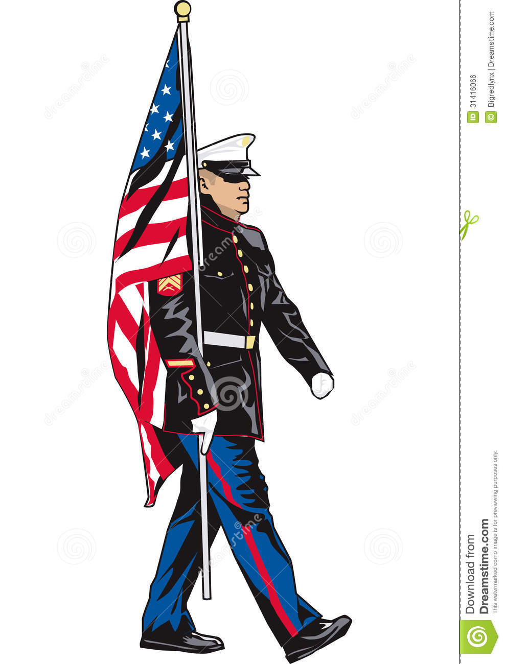 988x1300 Marine Clipart Honor