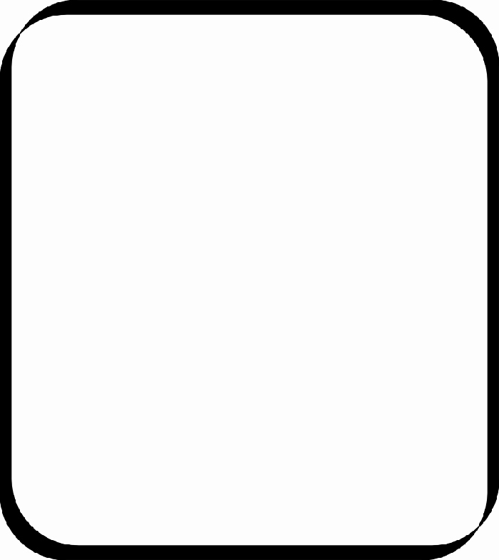 700x786 Black Square Clipart