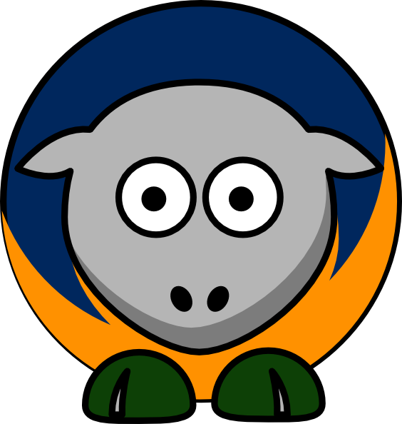 564x594 Sheep Utah Jazz Team Colors Clip Art