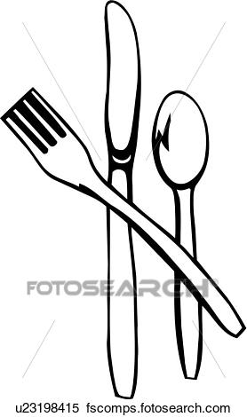 278x470 Clipart Of , Food, Fork, Kitchen, Knife, Silverware, Spoon