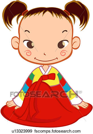 327x470 Clip Art Of Pupil, Young Girl, Childhood, 6 13years Old, Winter