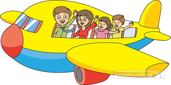 550x274 Vacation Airplane Clipart
